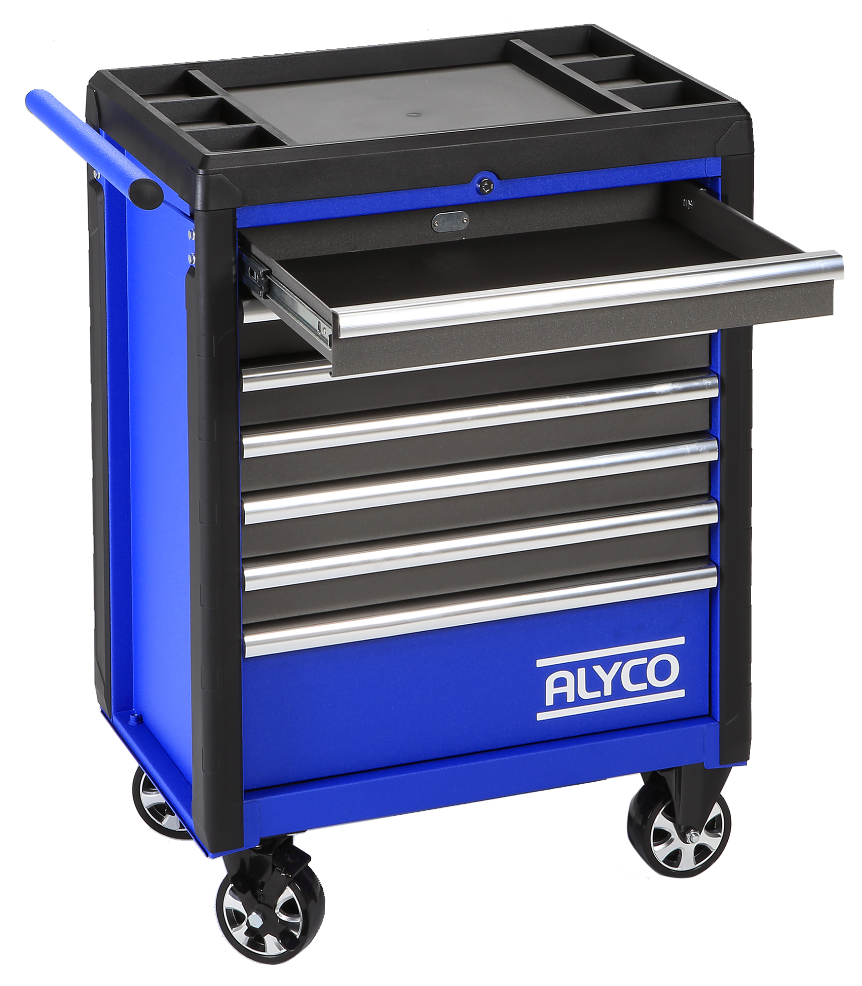 Carro de 7 Cajones completo con Herramientas Alyco