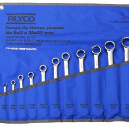 Llaves Estriadas Plana, Juego Métrica Alyco